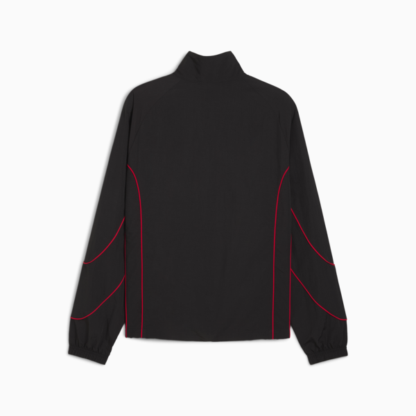 PUMATECH Track Jacket Men, PUMA Black-For All Time Red, large-ZAF