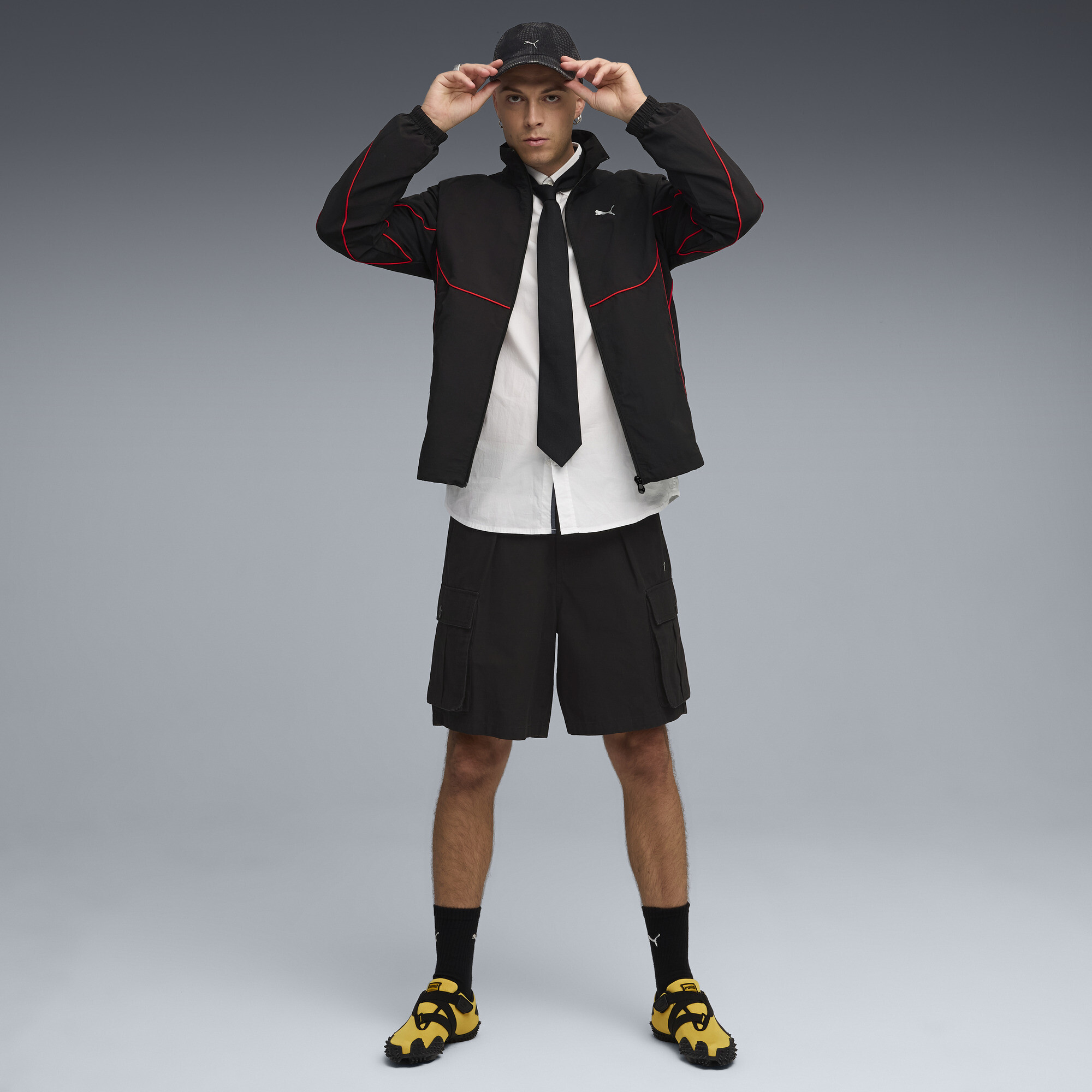 PUMATECH trainingsjack voor Heren, Zwart/Rood, Maat M thumbnail 6