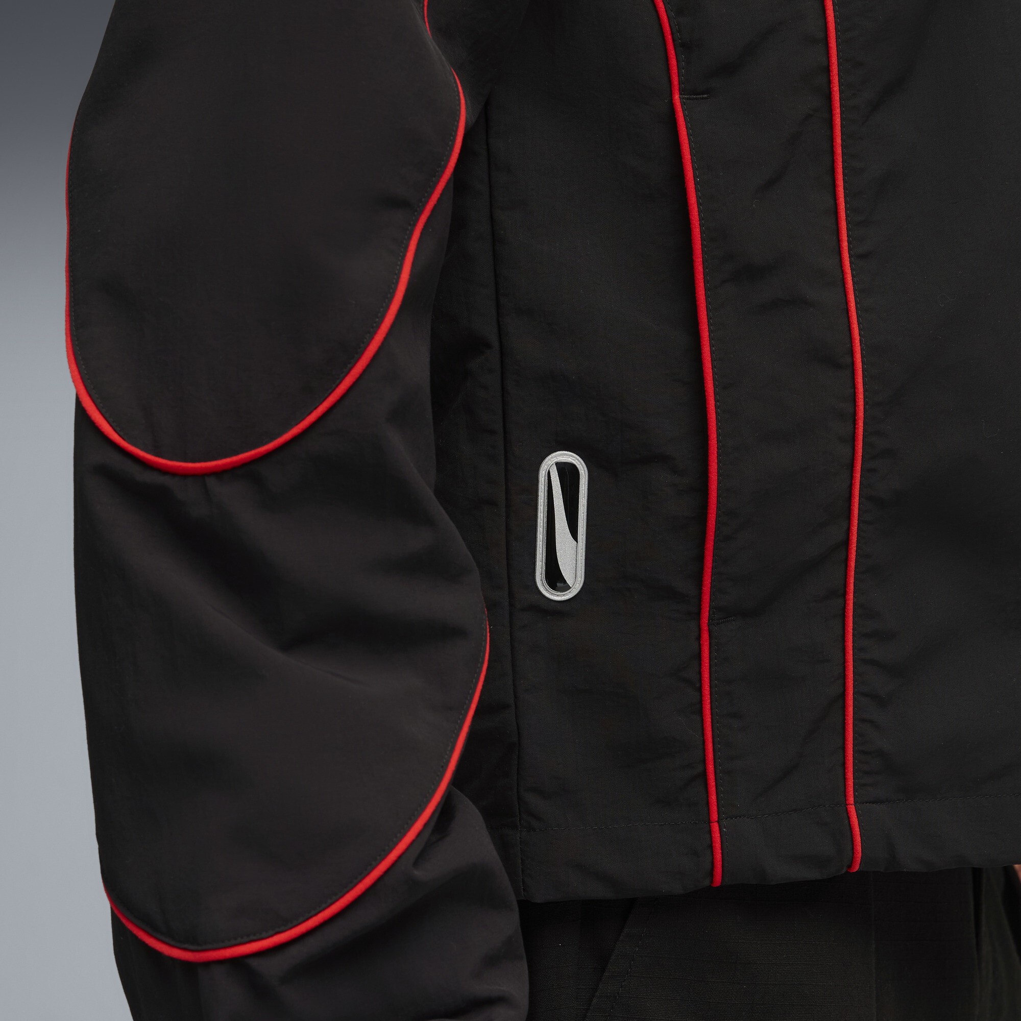 PUMATECH trainingsjack voor Heren, Zwart/Rood, Maat M thumbnail 4