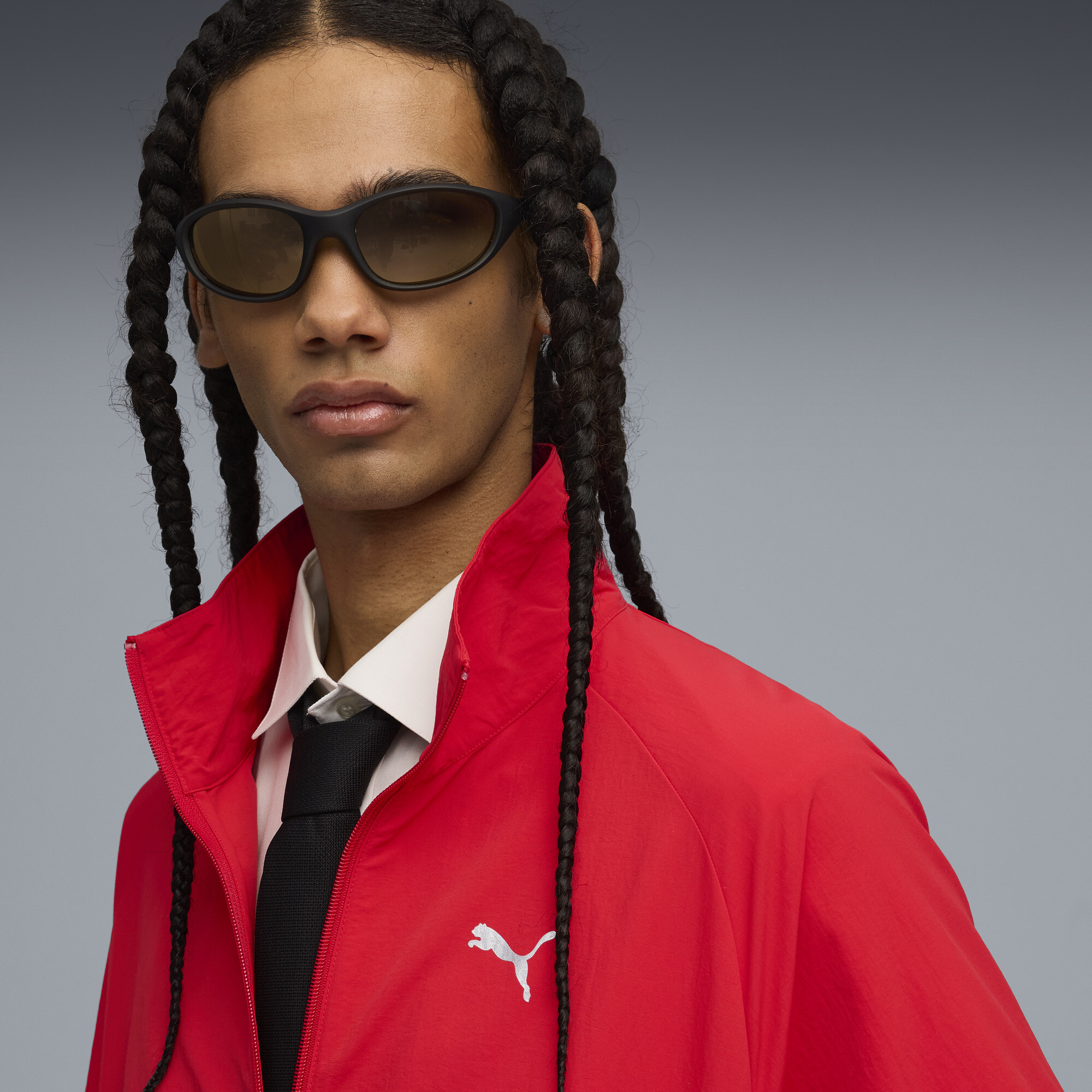 PUMATECH trainingsjack voor Heren, Zwart/Rood, Maat S thumbnail 7