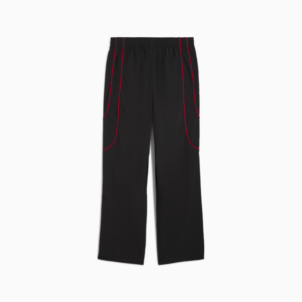 PUMATECH Relaxed Track Pants Men, PUMA Black-For All Time Red, large-ZAF