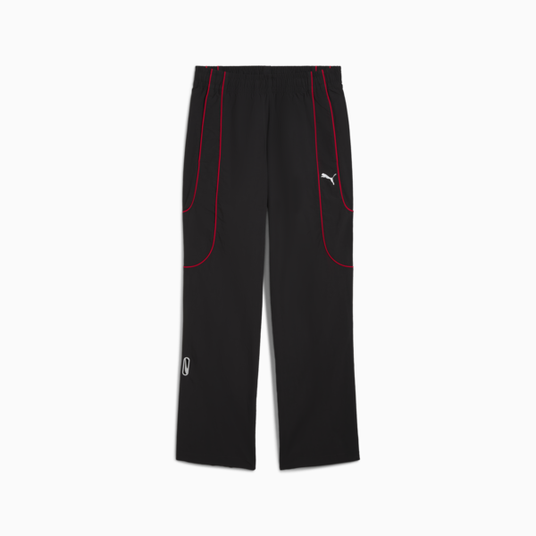PUMATECH Relaxed Track Pants Men, PUMA Black-For All Time Red, large-ZAF