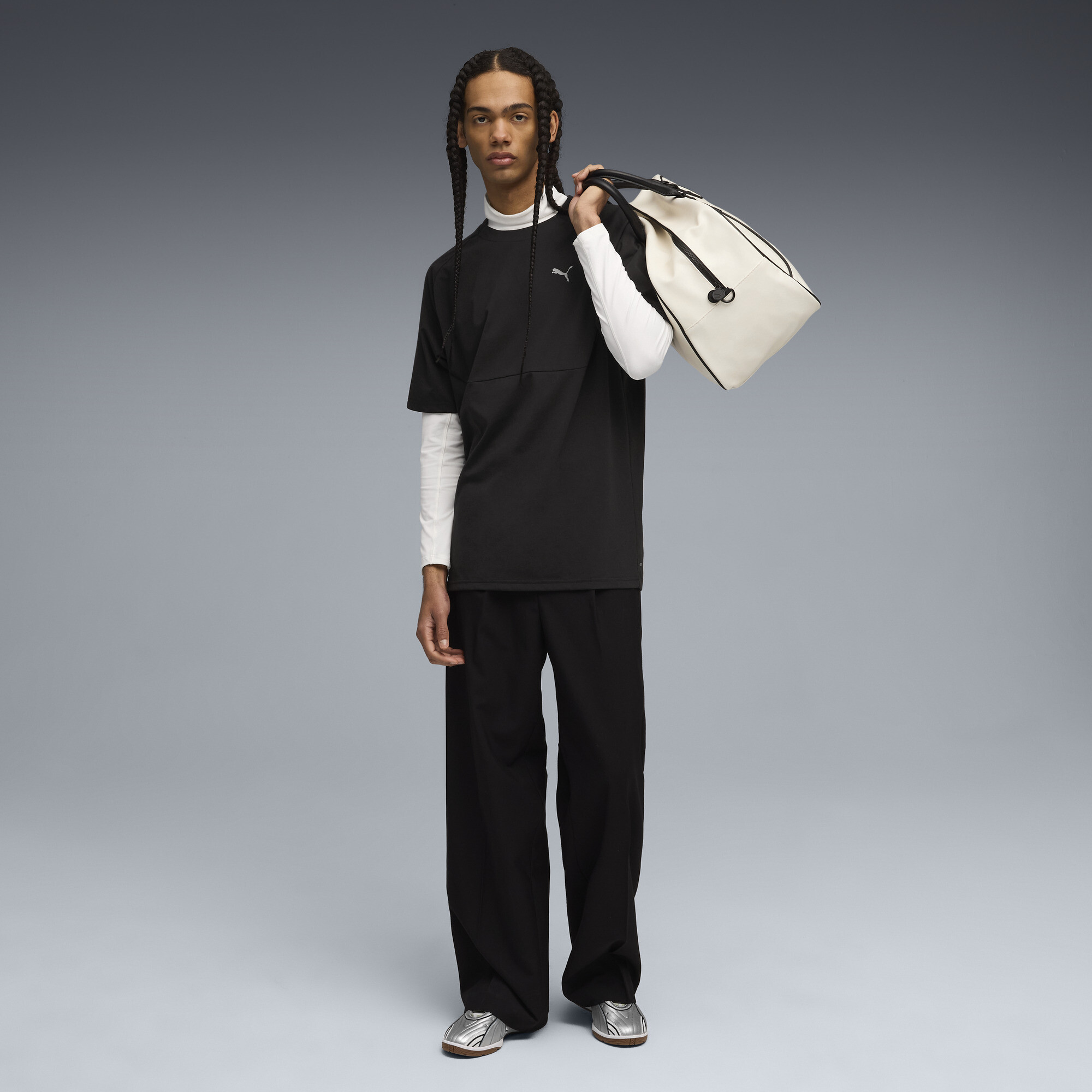 PUMATECH Graphic Relaxed T-shirt voor Heren, Zwart, Maat XL thumbnail 4