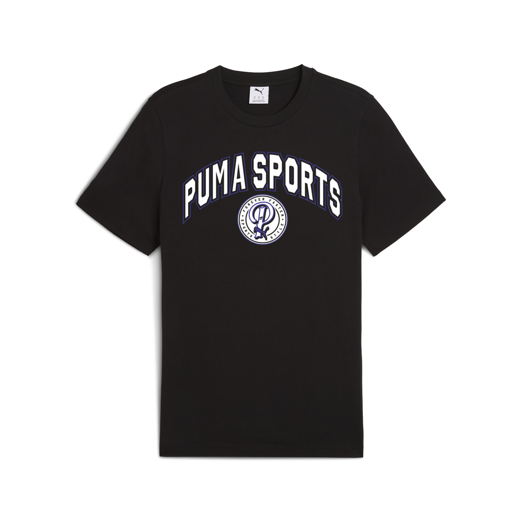PUMA Wardrobe Essentials Sport Legacy T-shirt voor Heren, Zwart, Maat XS thumbnail 3
