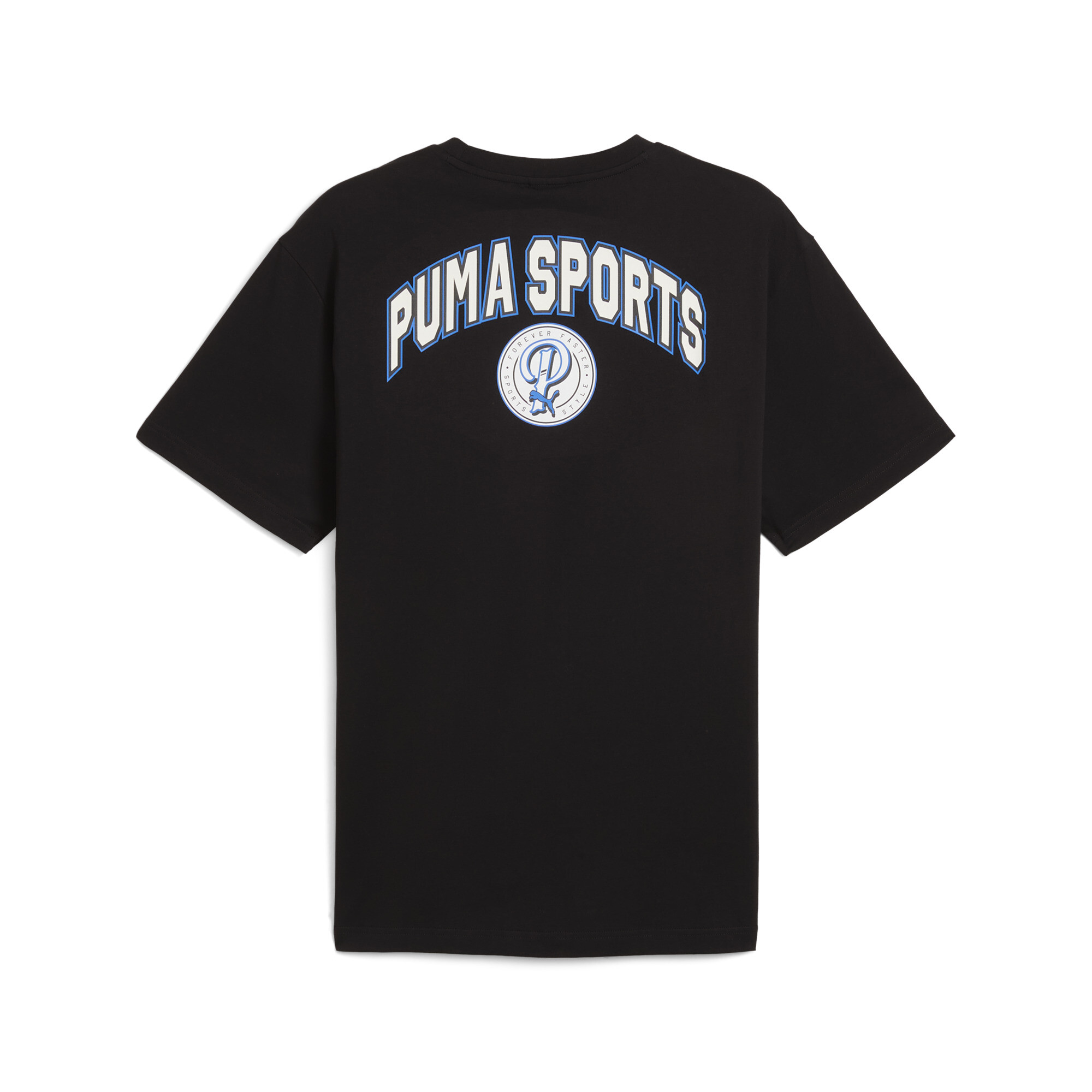 PUMA Wardrobe Essentials Sports Legacy relaxed T-shirt voor Heren, Zwart, Maat L thumbnail 2