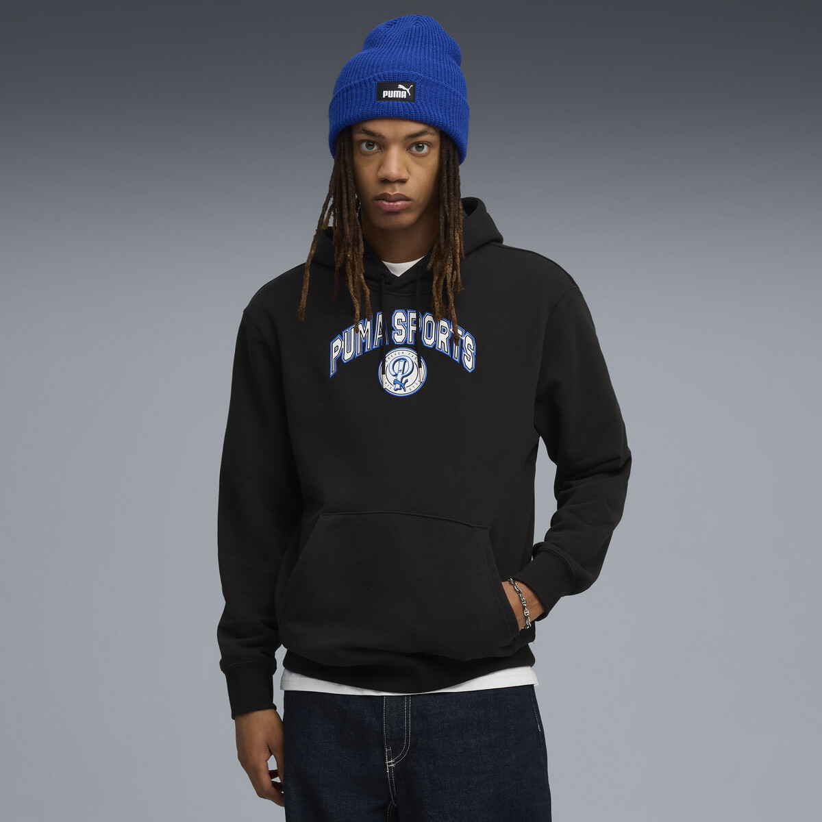 Wardrobe Essentials Sports Legacy Hoodie Men in Black by PUMA, Large
