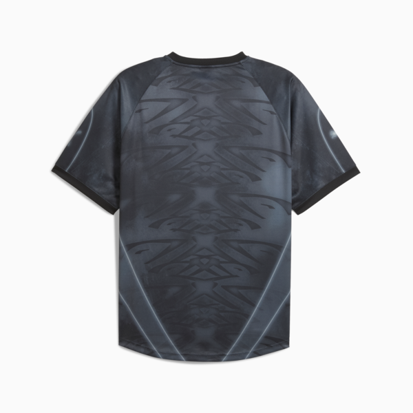 Camiseta de fútbol estampada PUMATECH, PUMA Black-AOP, large-ARG