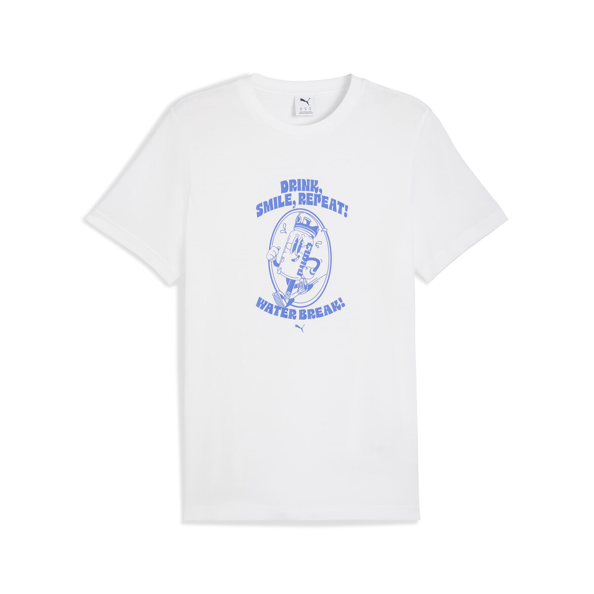 Graphic Water T-Shirt Men in White by PUMA, Large