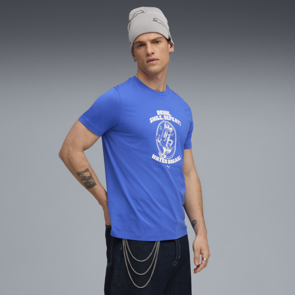 Remera estampada Water para hombre, Mountain Blue, large-ARG