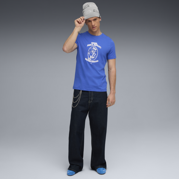 Remera estampada Water para hombre, Mountain Blue, large-ARG