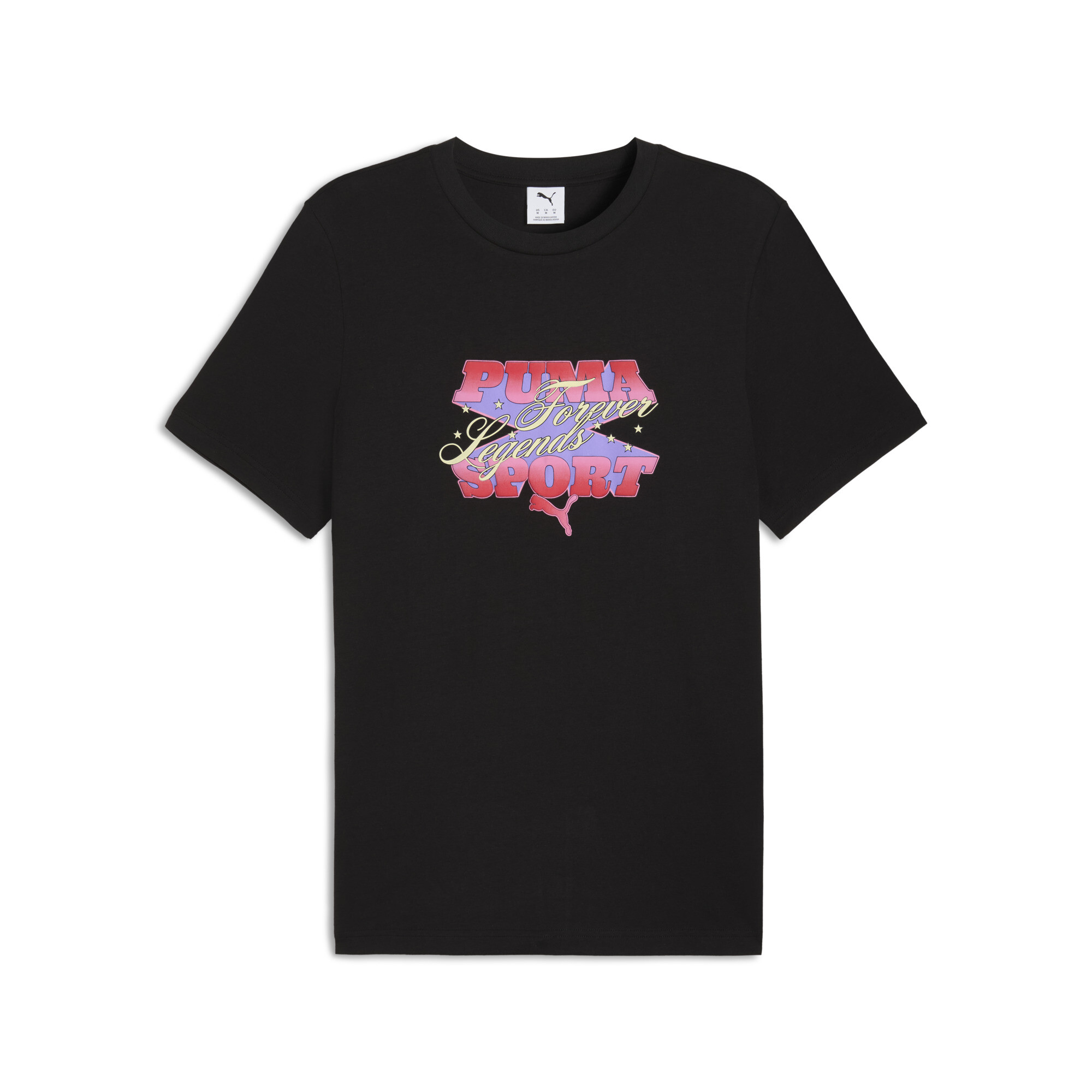 PUMA Graphic Legends T-shirt voor Heren, Zwart, Maat M thumbnail 3