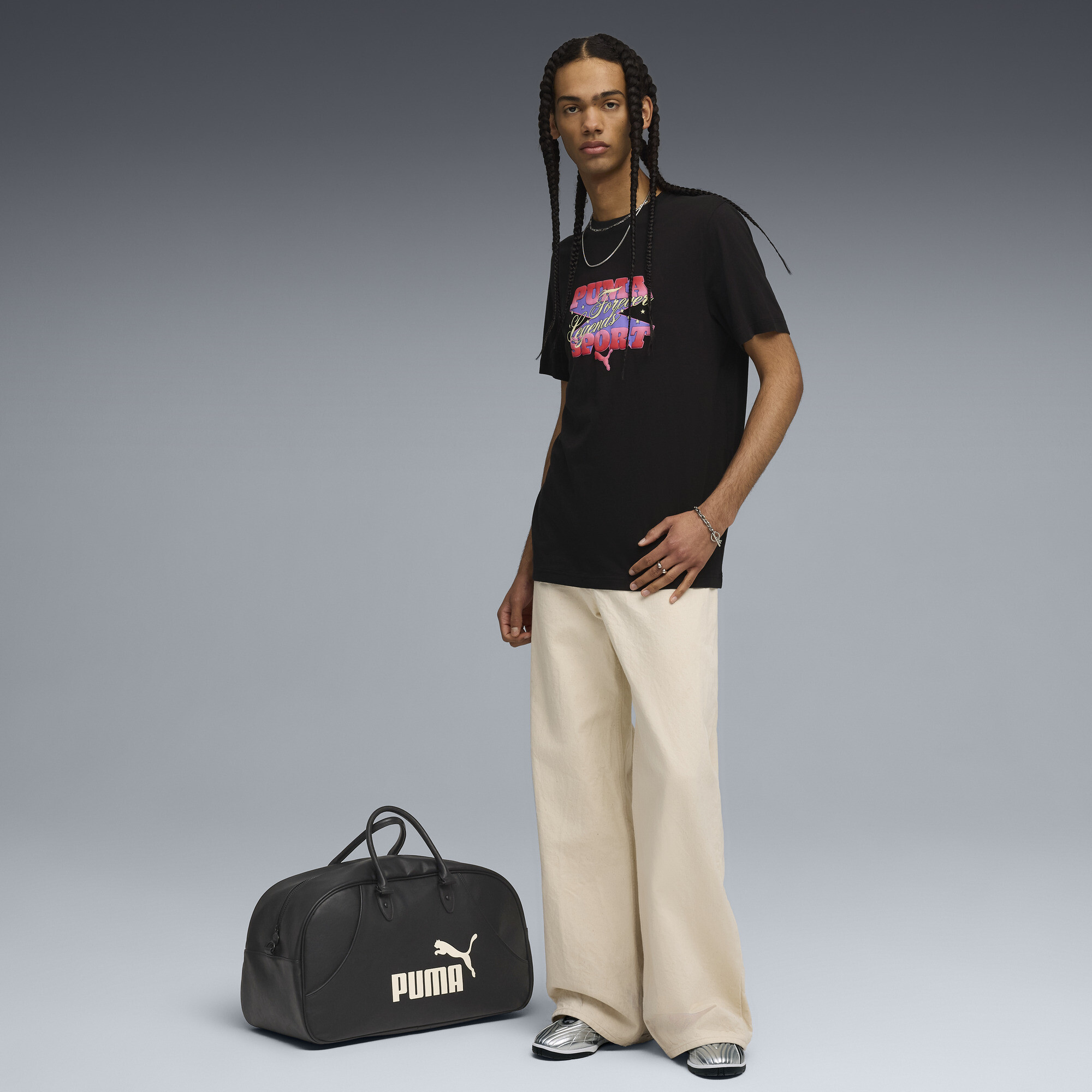 PUMA Graphic Legends T-shirt voor Heren, Zwart, Maat M thumbnail 4