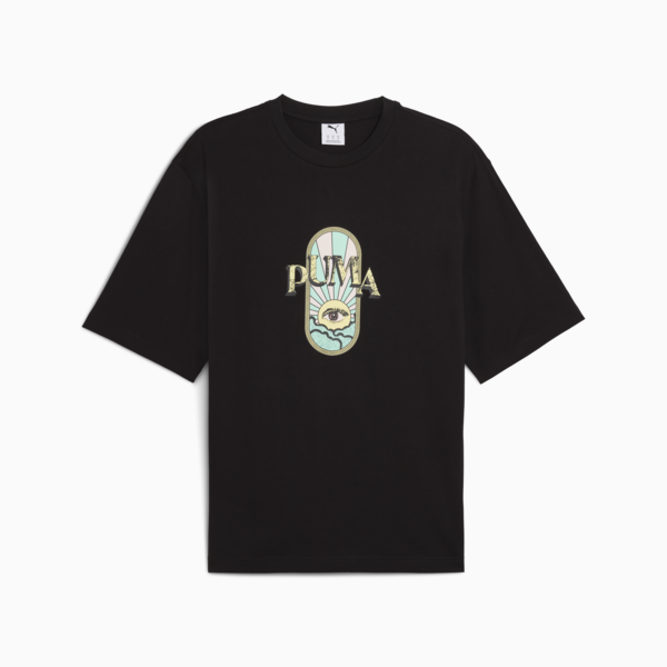Remera estampada PUMA Fest para hombre, PUMA Black, large-ARG