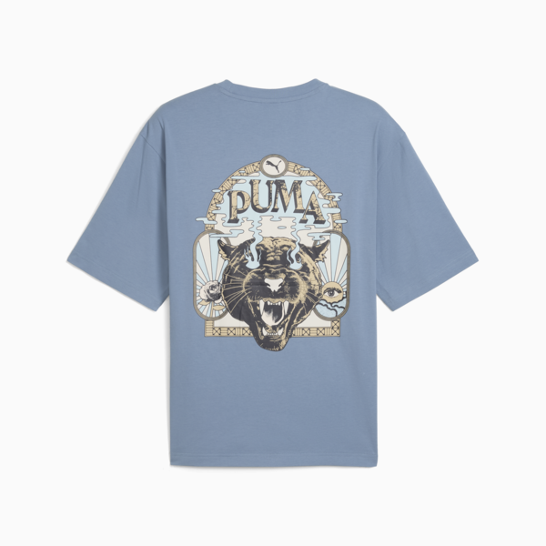 Remera estampada PUMA Fest para hombre, Cool Blue, large-ARG