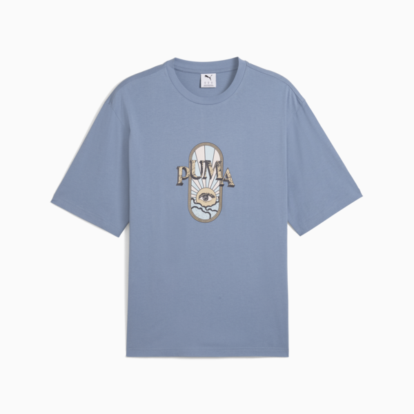 Remera estampada PUMA Fest para hombre, Cool Blue, large-ARG