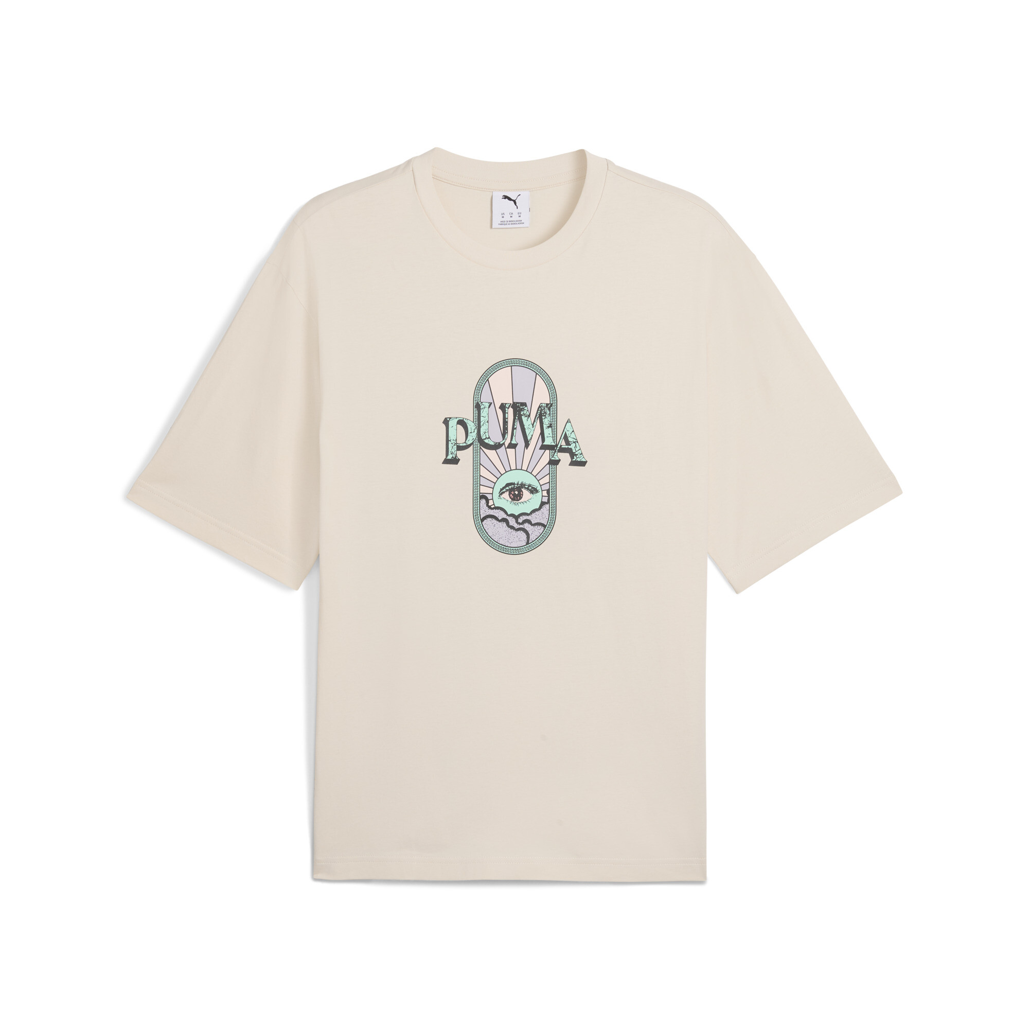 Graphic PUMA Fest boxy T-shirt voor Heren, Maat M thumbnail 3