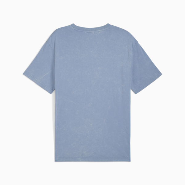 Remera estampada Font Play Washed para hombre, Cool Blue, large-ARG