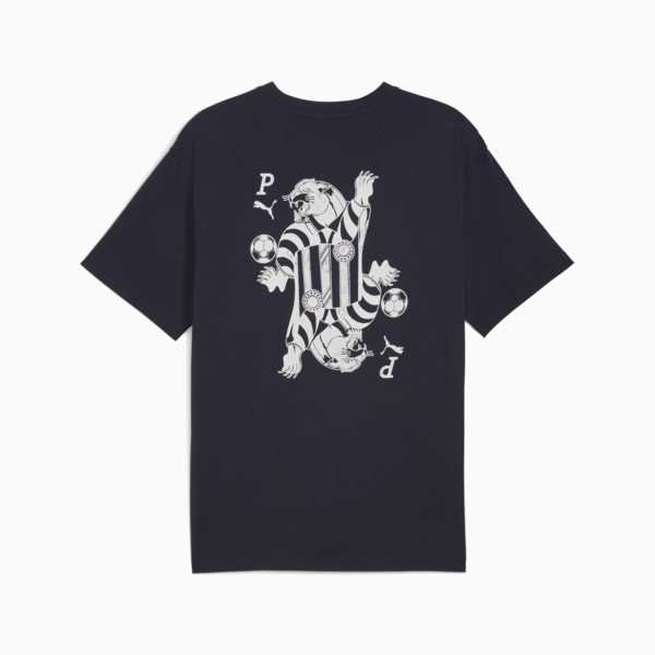 Remera estampada Card Play para hombre, New Navy, large-ARG