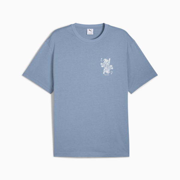 Remera estampada Card Play para hombre, Cool Blue, large-ARG