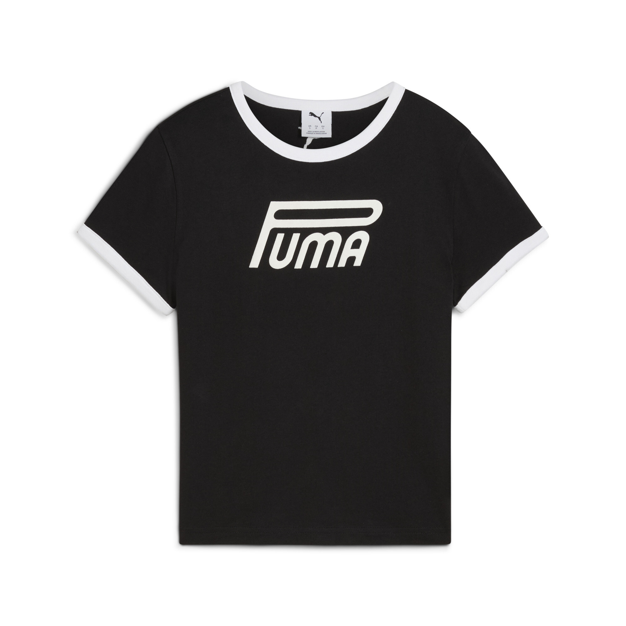 FUTURE.PUMA.ARCHIVE slim T-shirt met print voor Dames, Zwart, Maat XL thumbnail 3