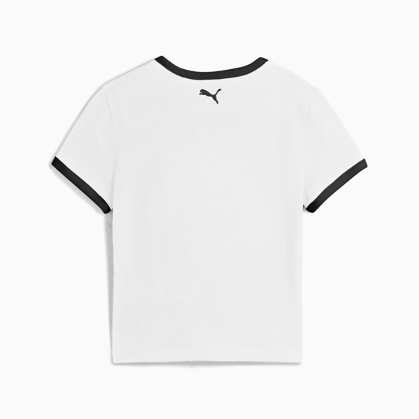 Playera semi-ajustada FUTURE.PUMA.ARCHIVE para mujer, PUMA White, large-MEX