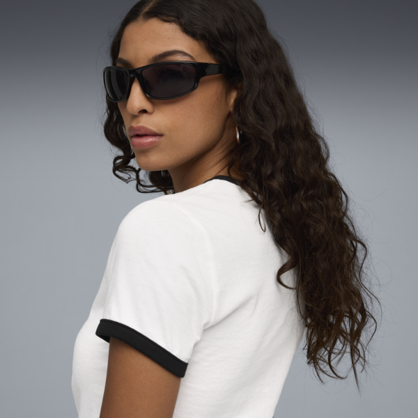 Playera semi-ajustada FUTURE.PUMA.ARCHIVE para mujer, PUMA White, large-MEX