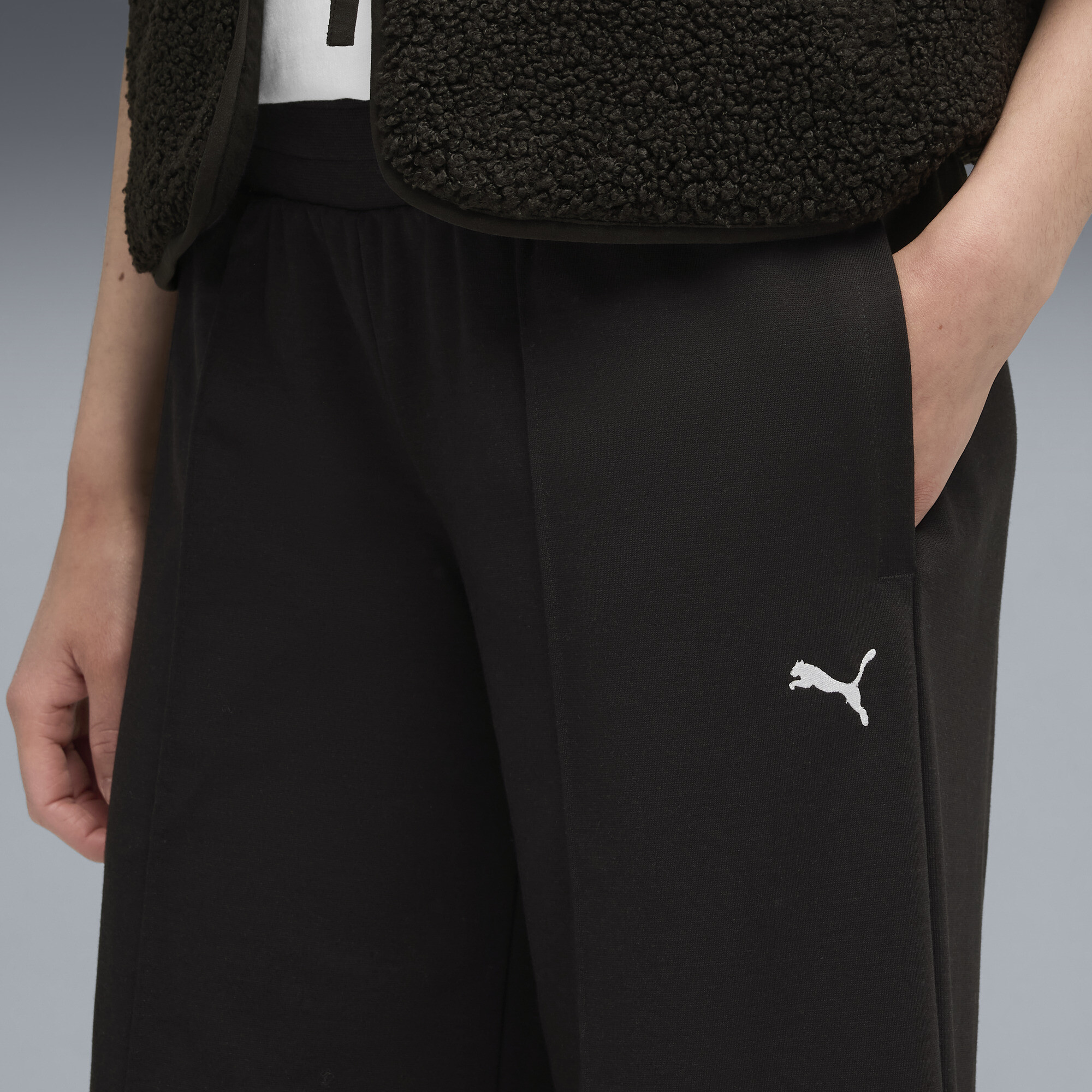 FUTURE.PUMA.ARCHIVE relaxte broek met lage taille voor Dames, Zwart, Maat S thumbnail 7