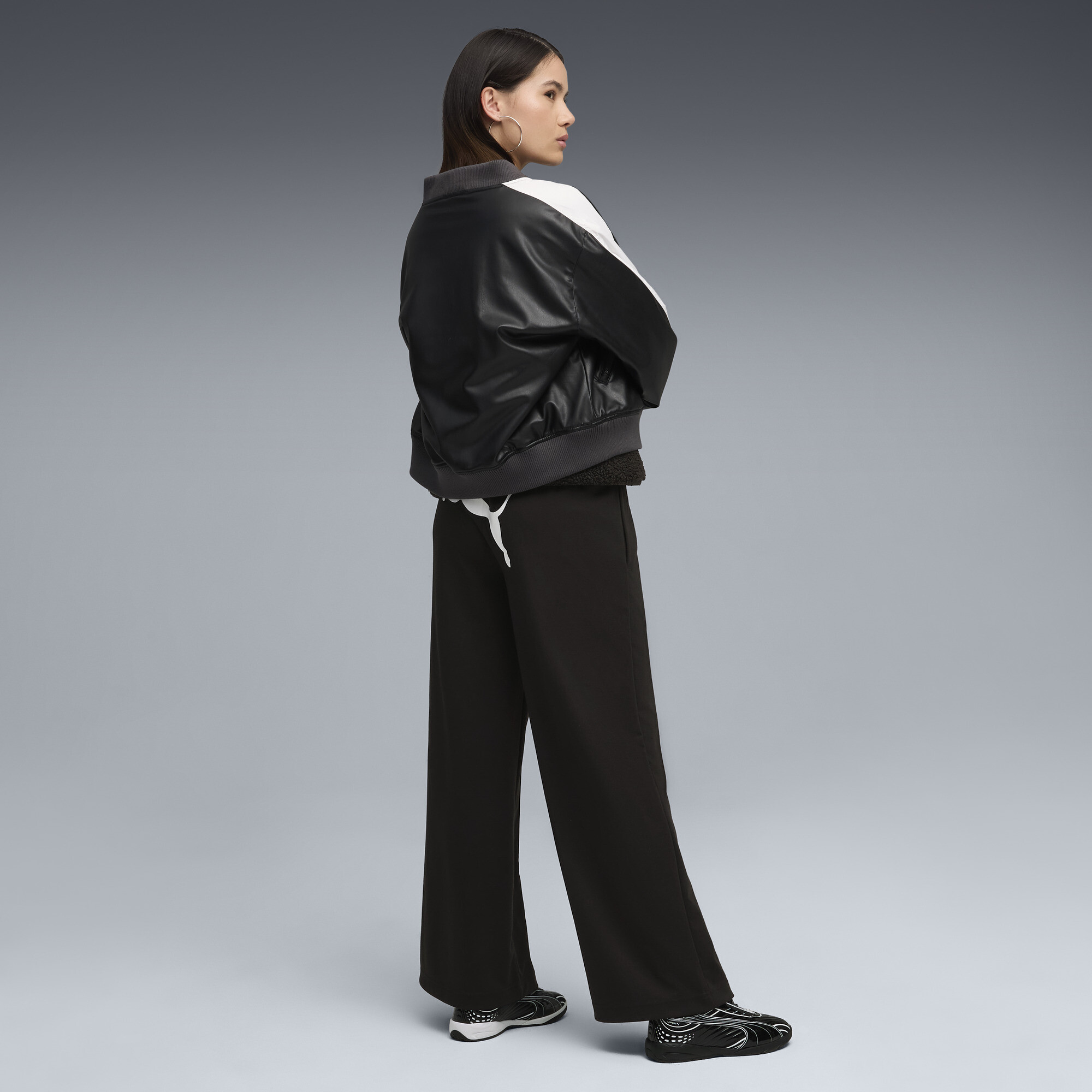 FUTURE.PUMA.ARCHIVE relaxte broek met lage taille voor Dames, Zwart, Maat S thumbnail 6