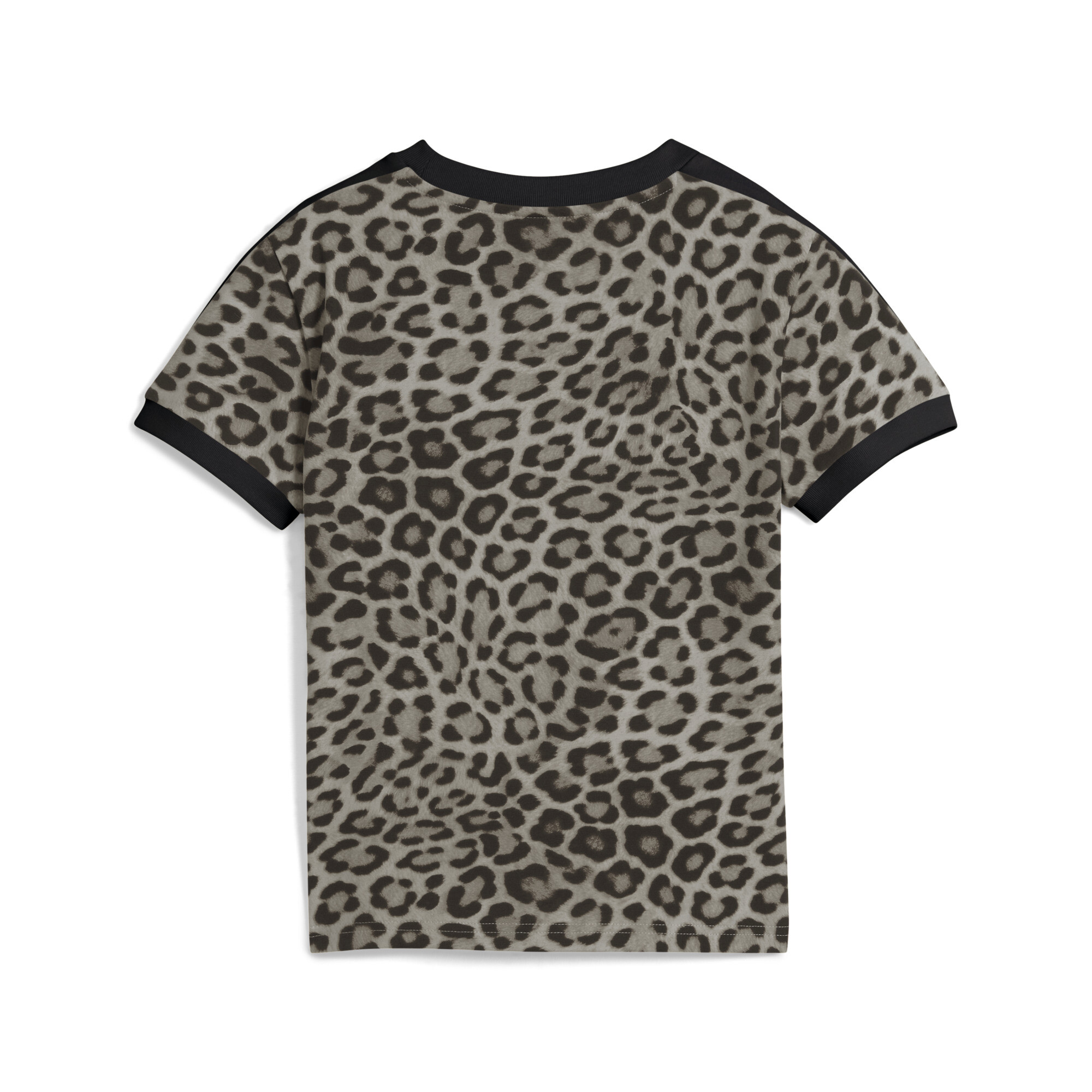 PUMA T7 Leo Luxe Slim T-shirt voor Dames, Zwart, Maat XS thumbnail 2