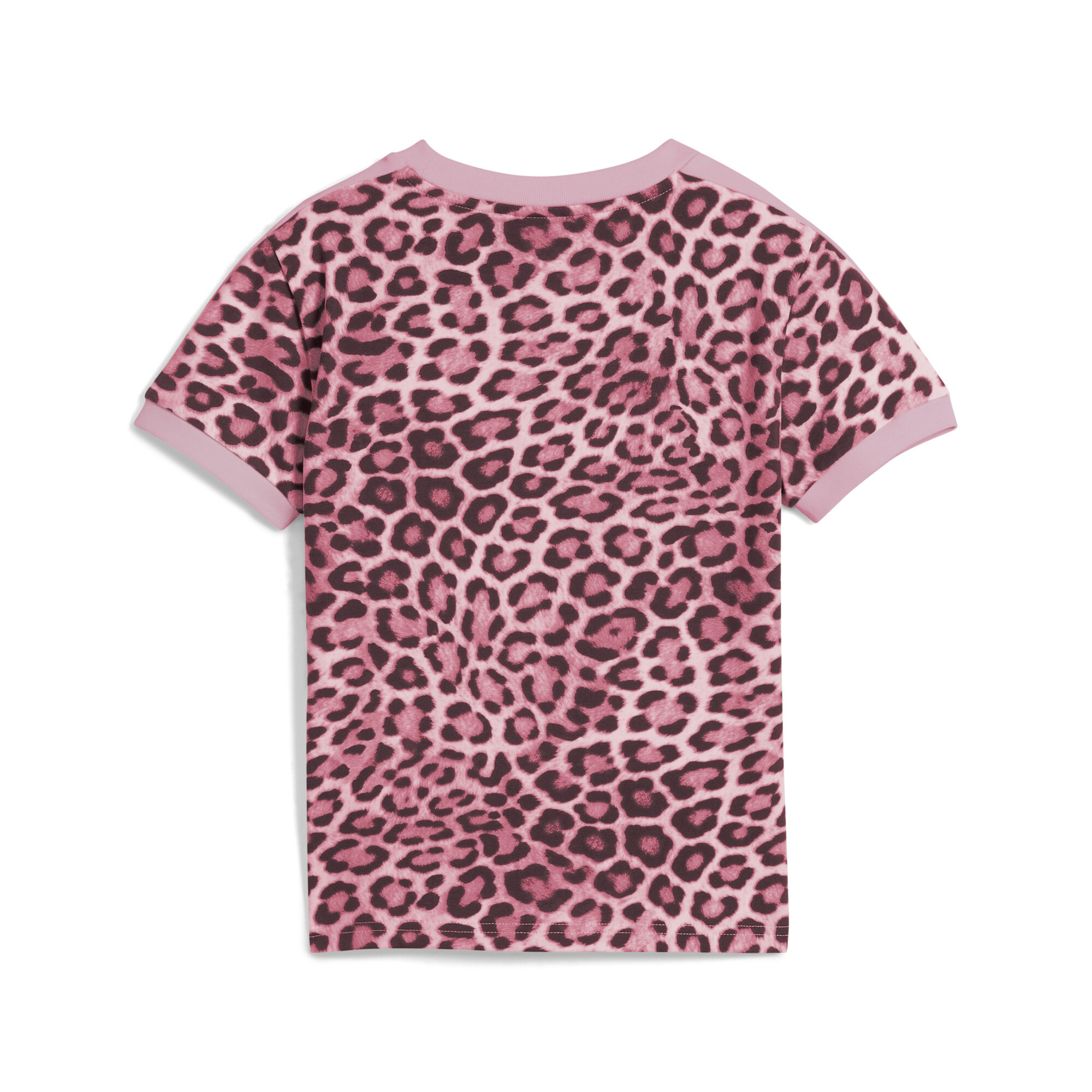 PUMA T7 Leo Luxe Slim T-shirt voor Dames, Roze, Maat L thumbnail 2