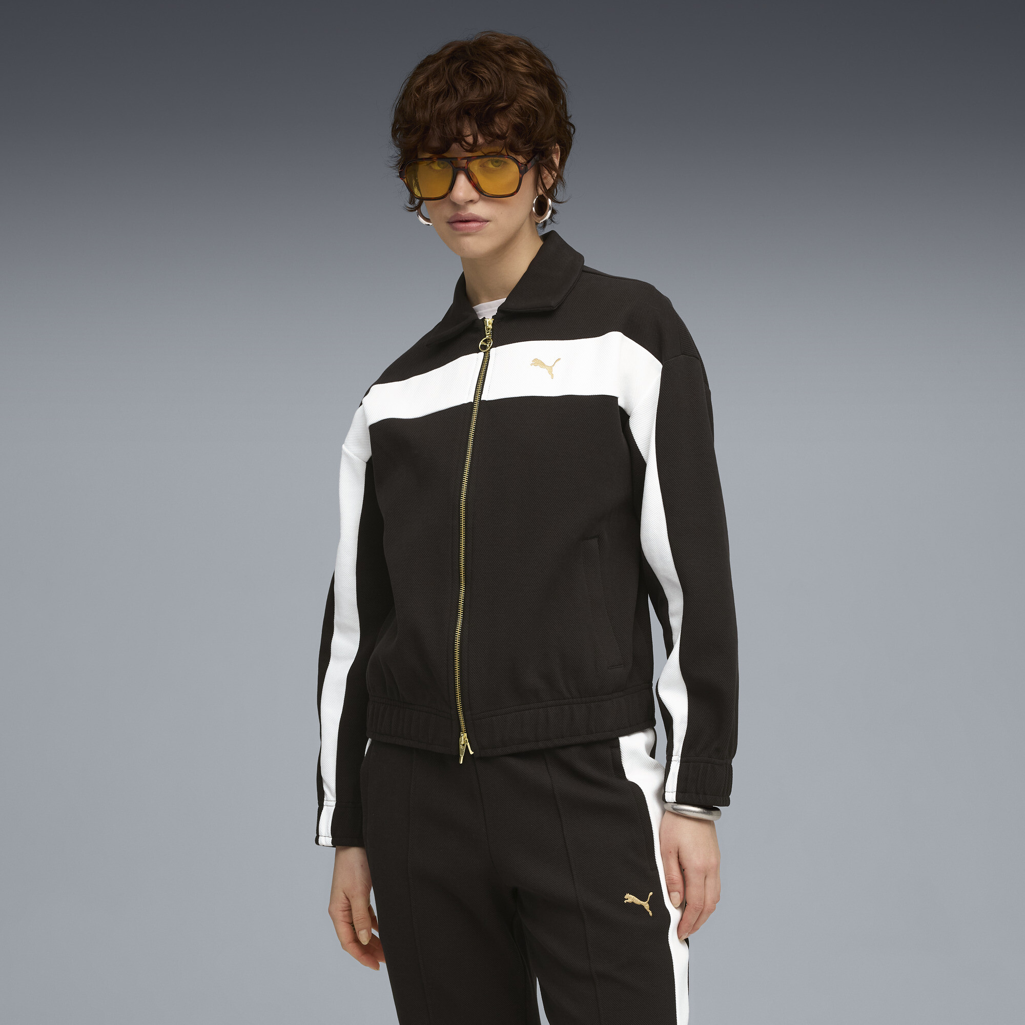 Jaqueta T7 Relaxed Track Feminina | black | PUMA
