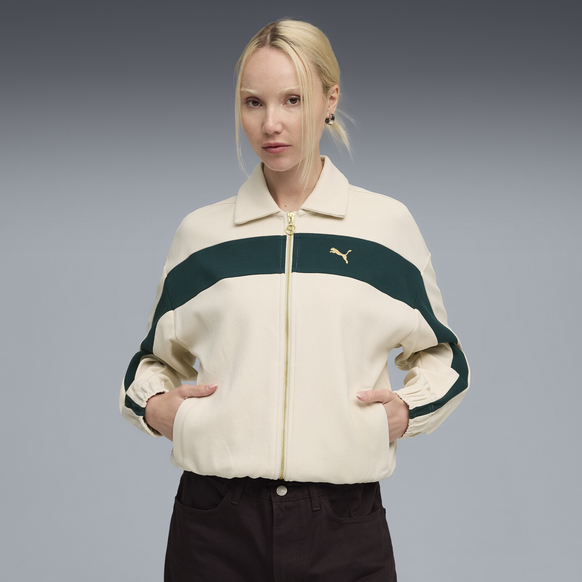 Олимпийка T7 Relaxed Track Jacket Women | Цвет: Белый | Alpine
