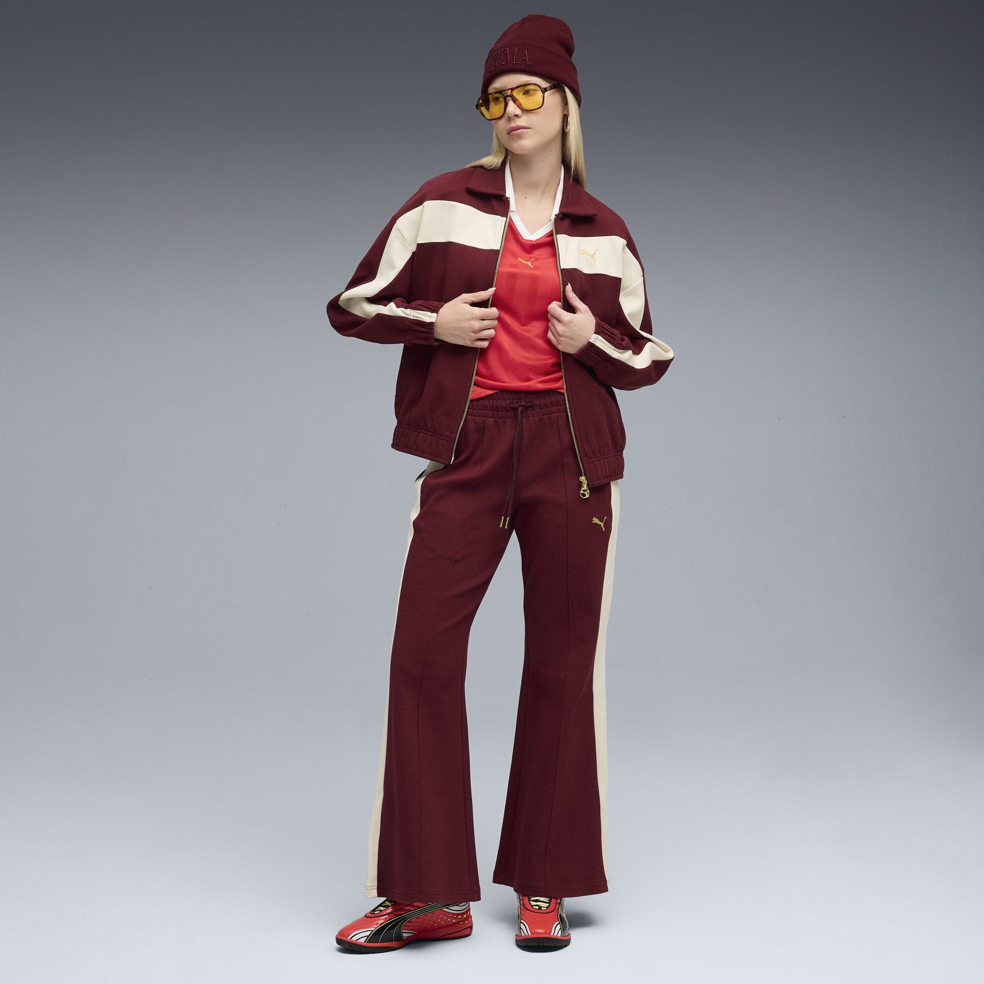 PUMA T7 Relaxed trainingsjack voor Dames, Maat L thumbnail 6