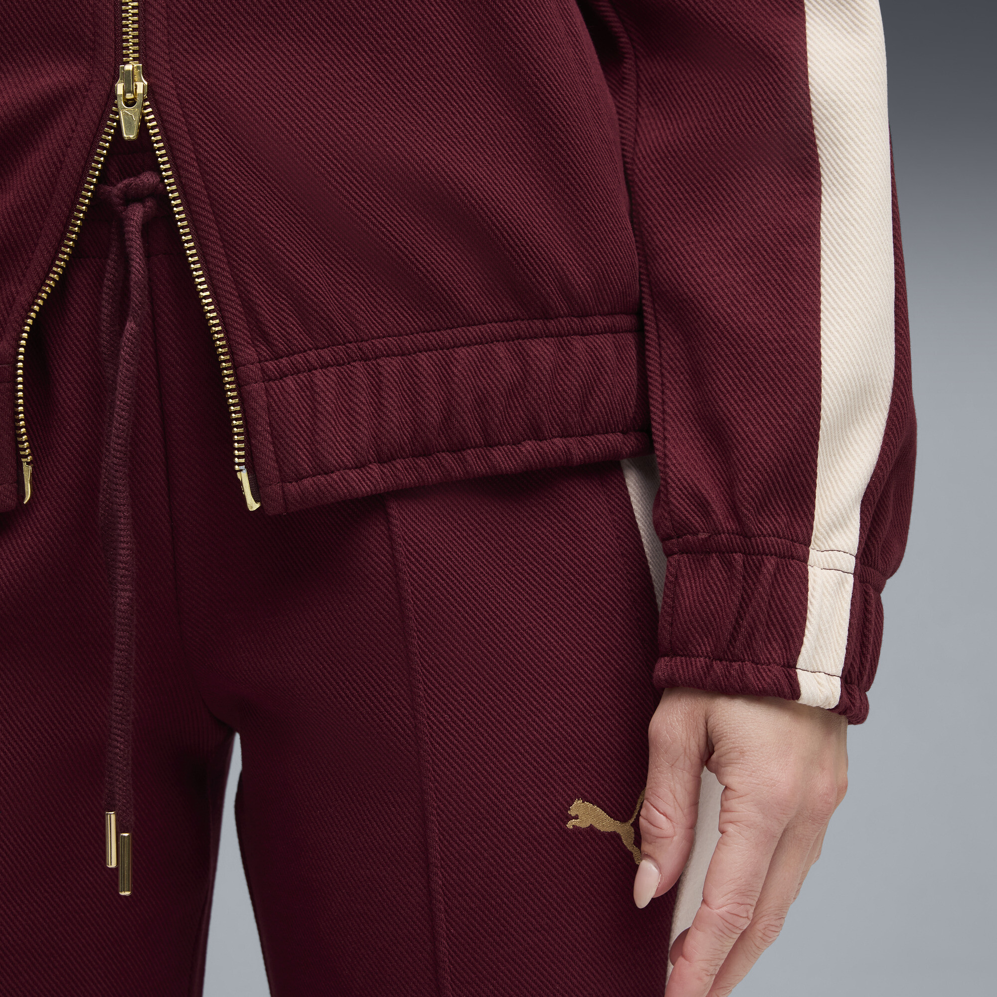 PUMA T7 Relaxed trainingsjack voor Dames, Maat L thumbnail 4