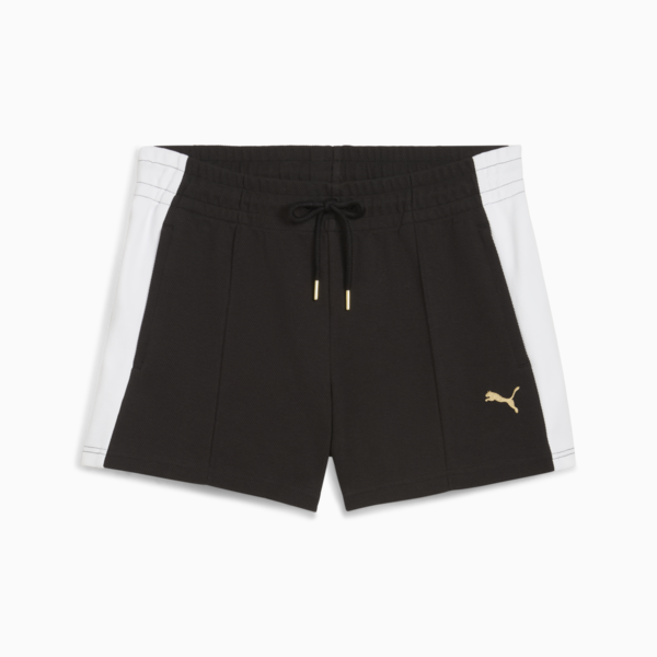 Shorts T7 Pintuck para mujer, PUMA Black, large-ARG