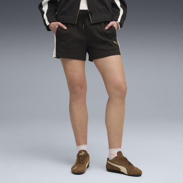 Shorts T7 Pintuck para mujer, PUMA Black, large-ARG