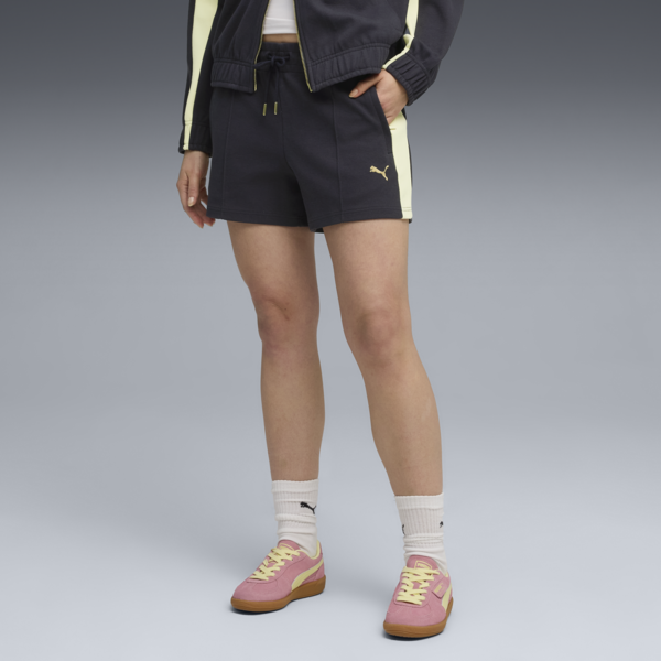 Shorts T7 Pintuck para mujer, New Navy, large-ARG