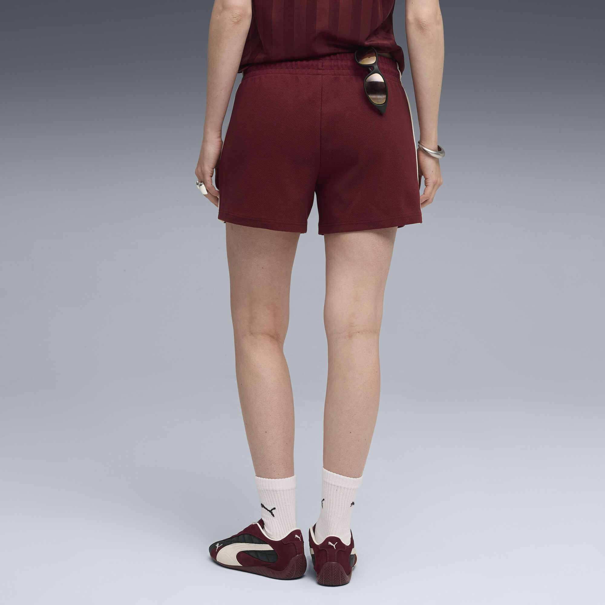 PUMA T7 Pintuck 4"short voor Dames, Maat XL thumbnail 5