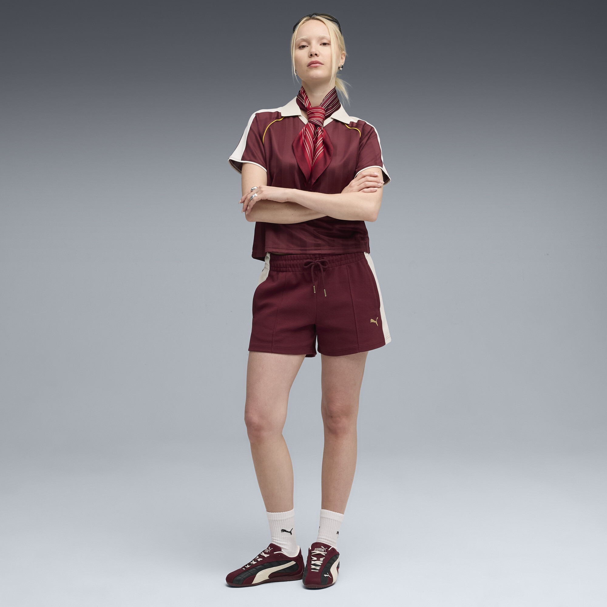 PUMA T7 Pintuck 4"short voor Dames, Maat XL thumbnail 4