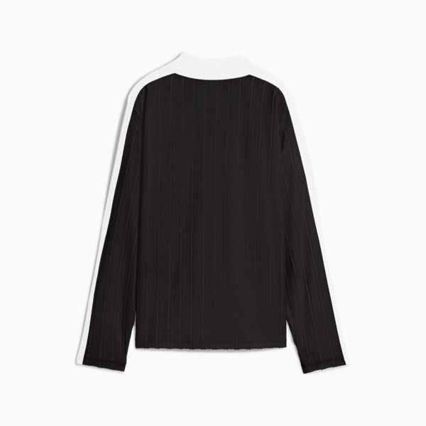 Playera manga larga T7 para mujer, PUMA Black, large-MEX