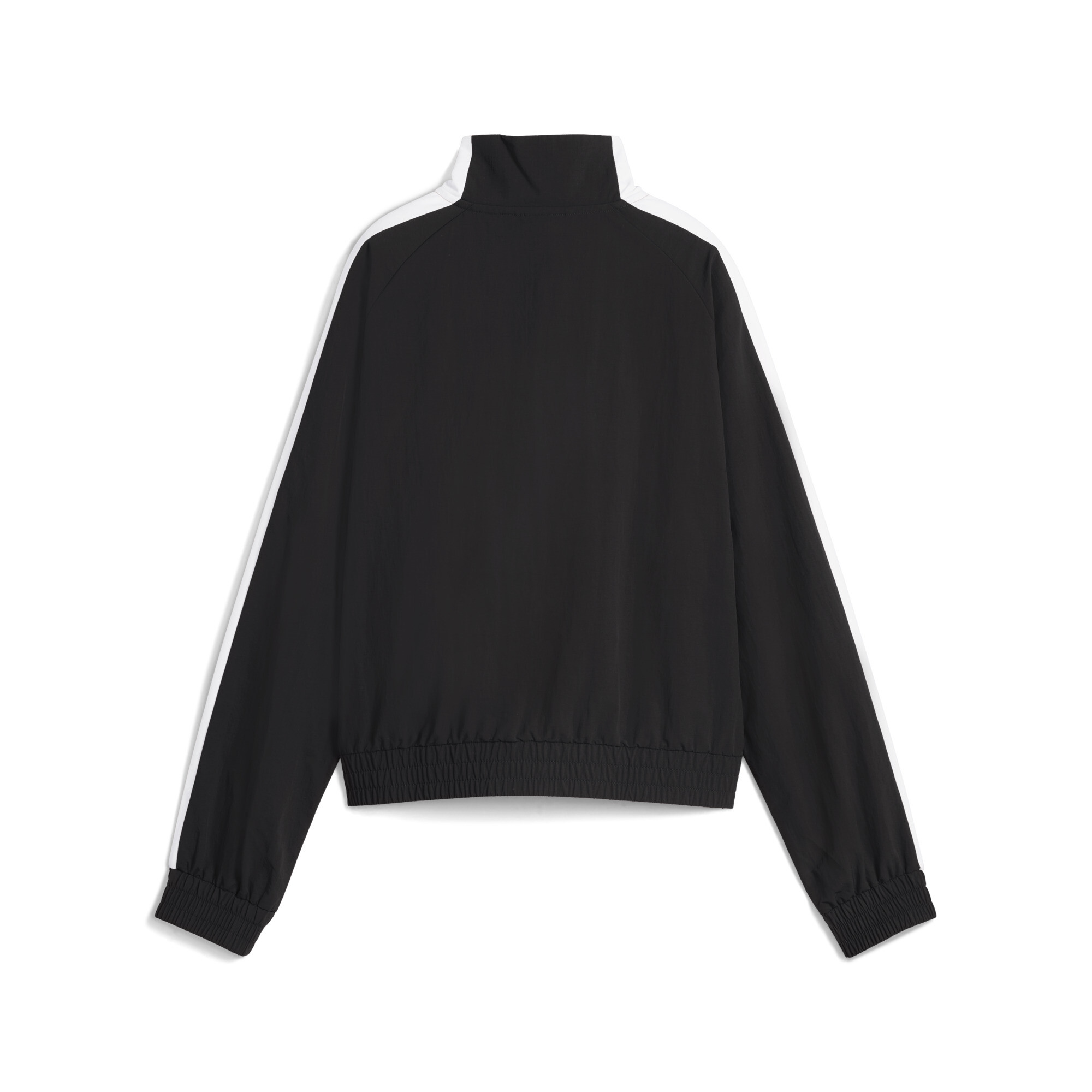 PUMA T7 Relaxed Woven trainingsjack voor Dames, Zwart, Maat M thumbnail 2
