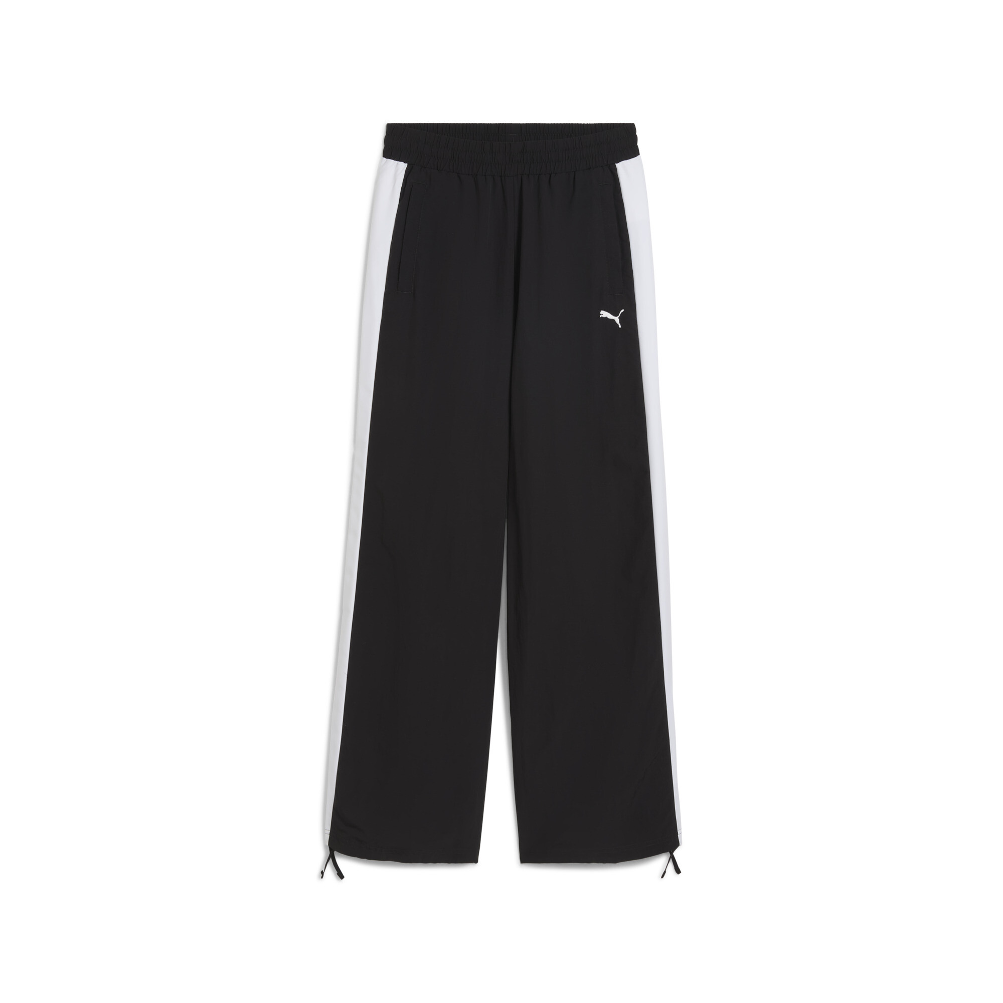 PUMA T7 Relaxed Woven trainingsbroek voor Dames, Zwart, Maat XL thumbnail 3