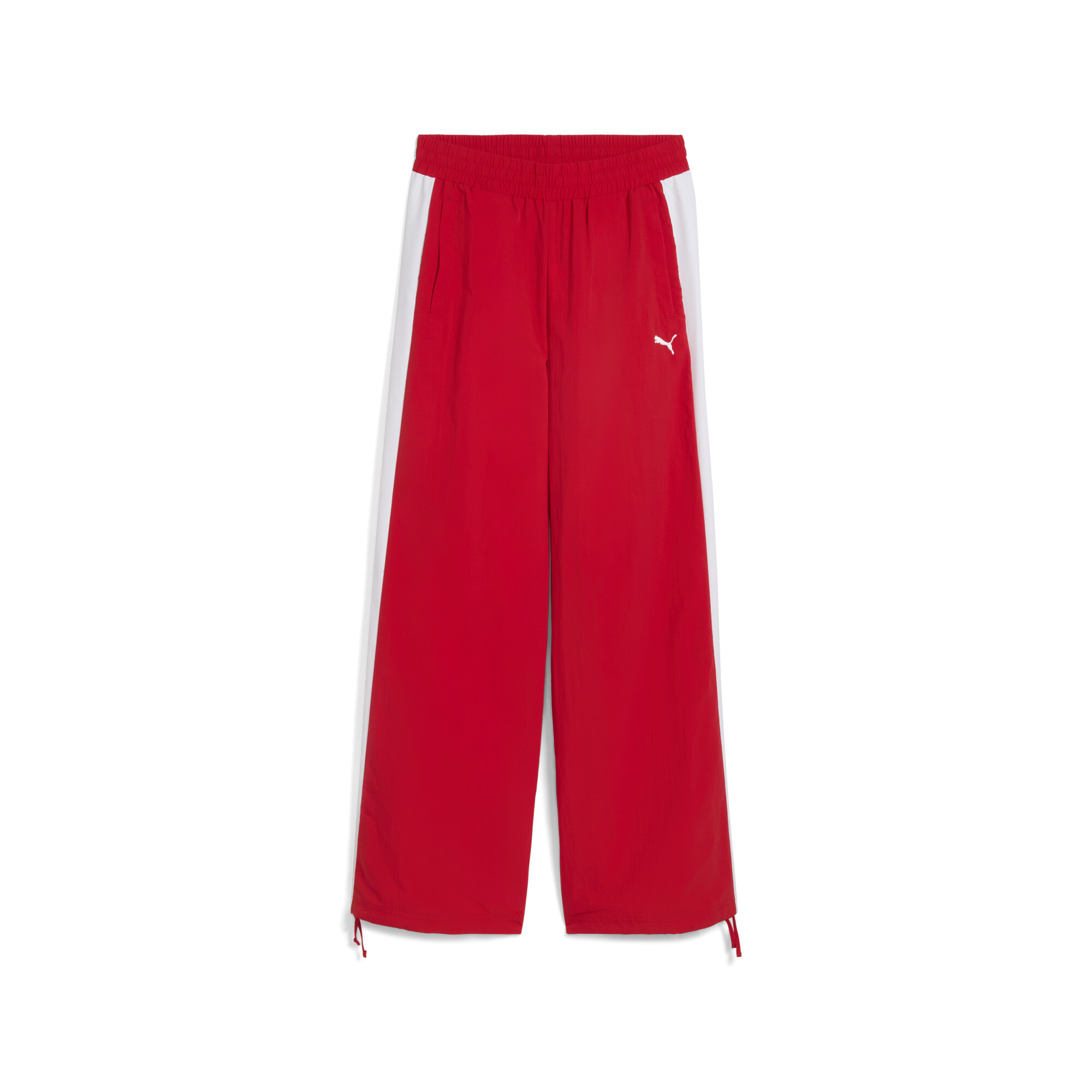 PUMA T7 Relaxed Woven trainingsbroek voor Dames, Rood, Maat XS thumbnail 3