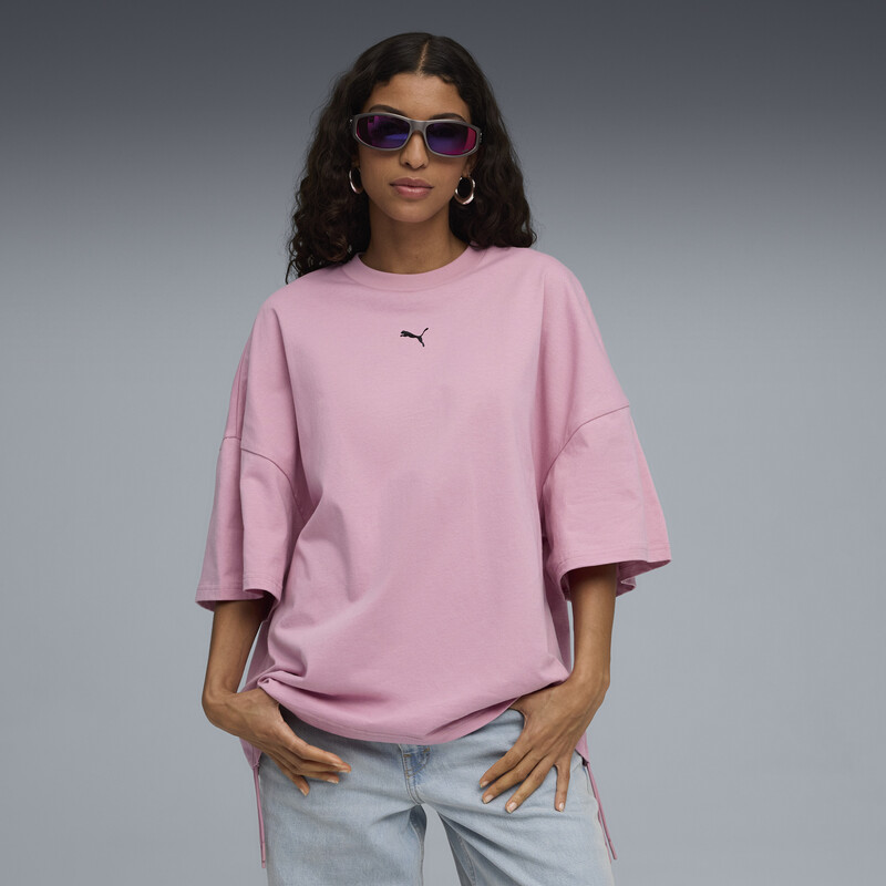 Women's PUMA DARE TO Oversized Cotton Ruched Tee