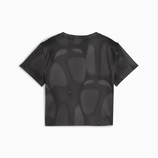 DARE TO All Over Print Baby Tee Women, PUMA Black, large-ZAF