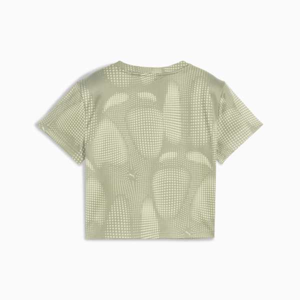 DARE TO All Over Print Baby Tee Women, Lux Army, large-ZAF