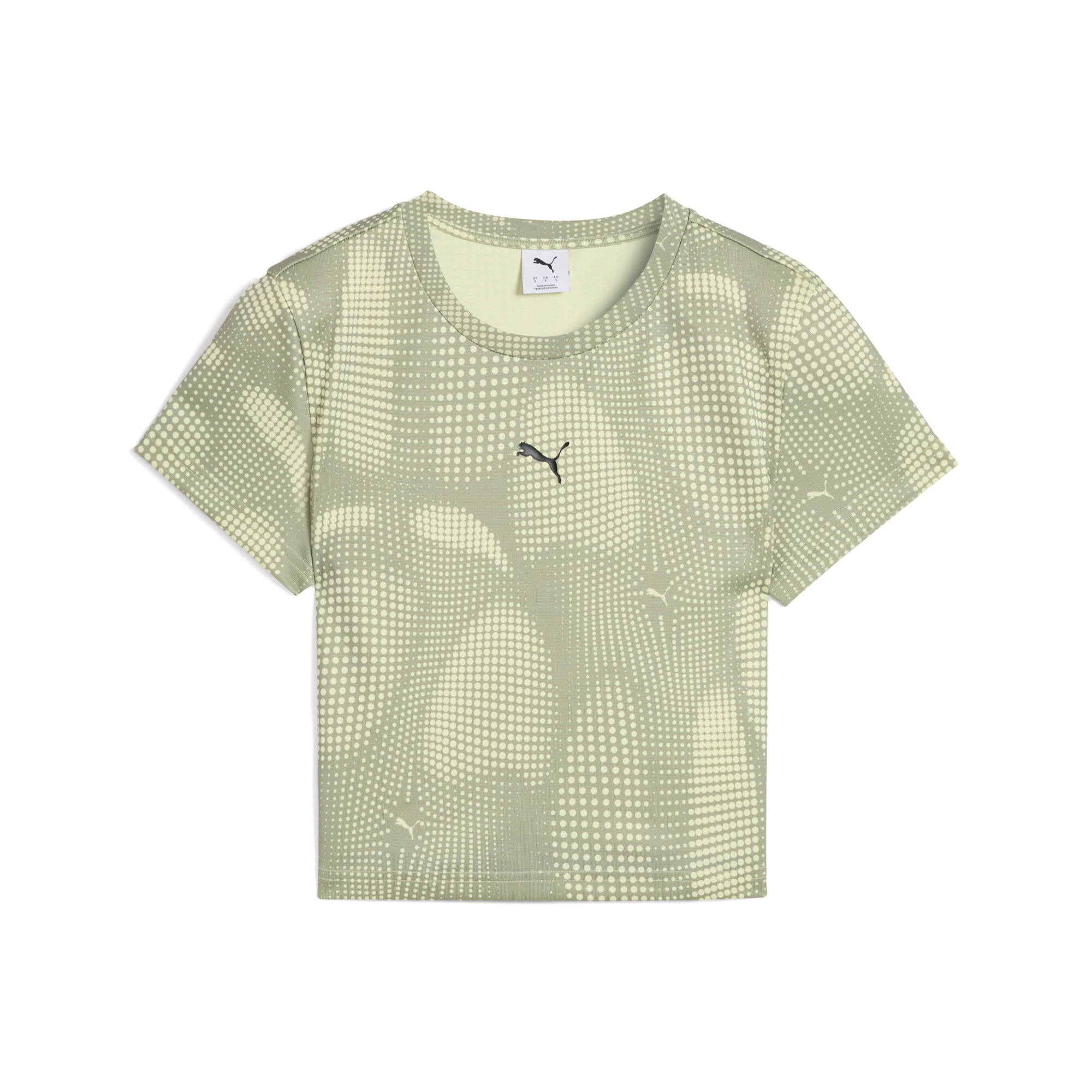 PUMA DARE TO baby-T-shirt met all-over-print voor Dames, Maat S thumbnail 3