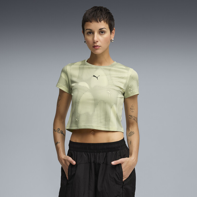 

Women's PUMA DARE TO Women’s Slim Cropped Printed Tee