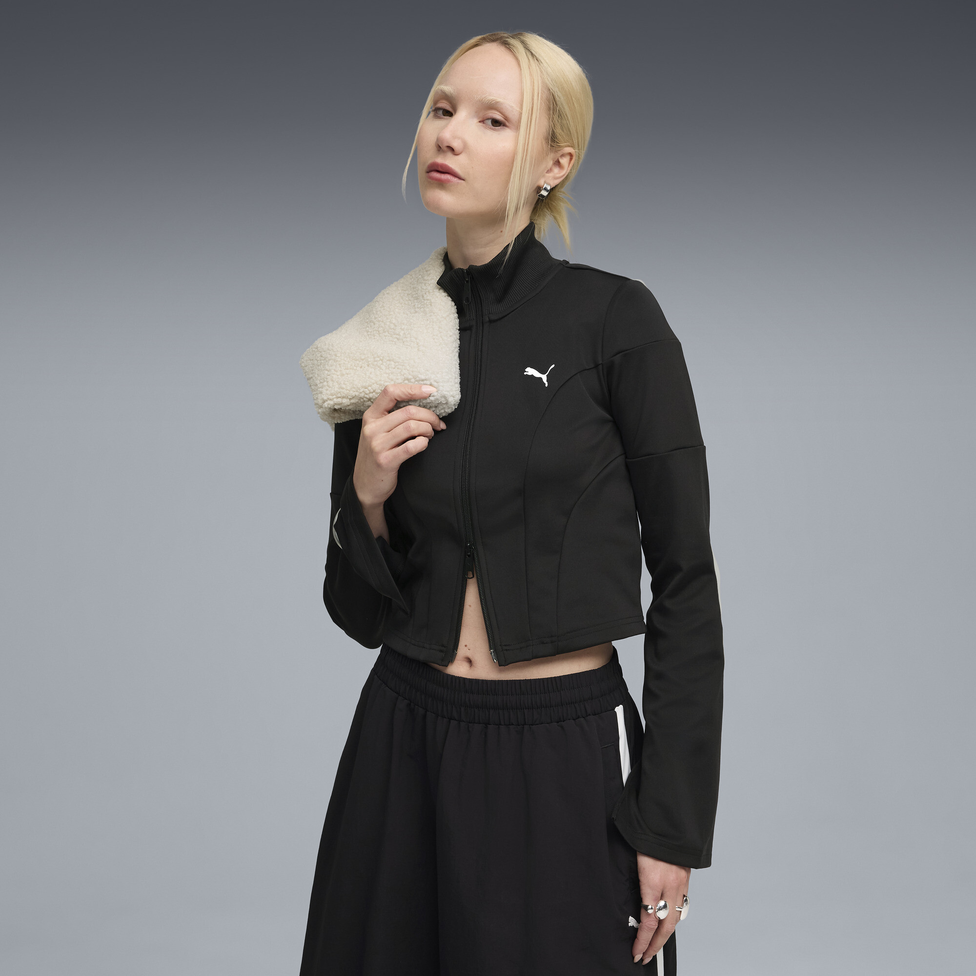 DARE TO Slim Cropped Track Jacket Women | Jackets | PUMA