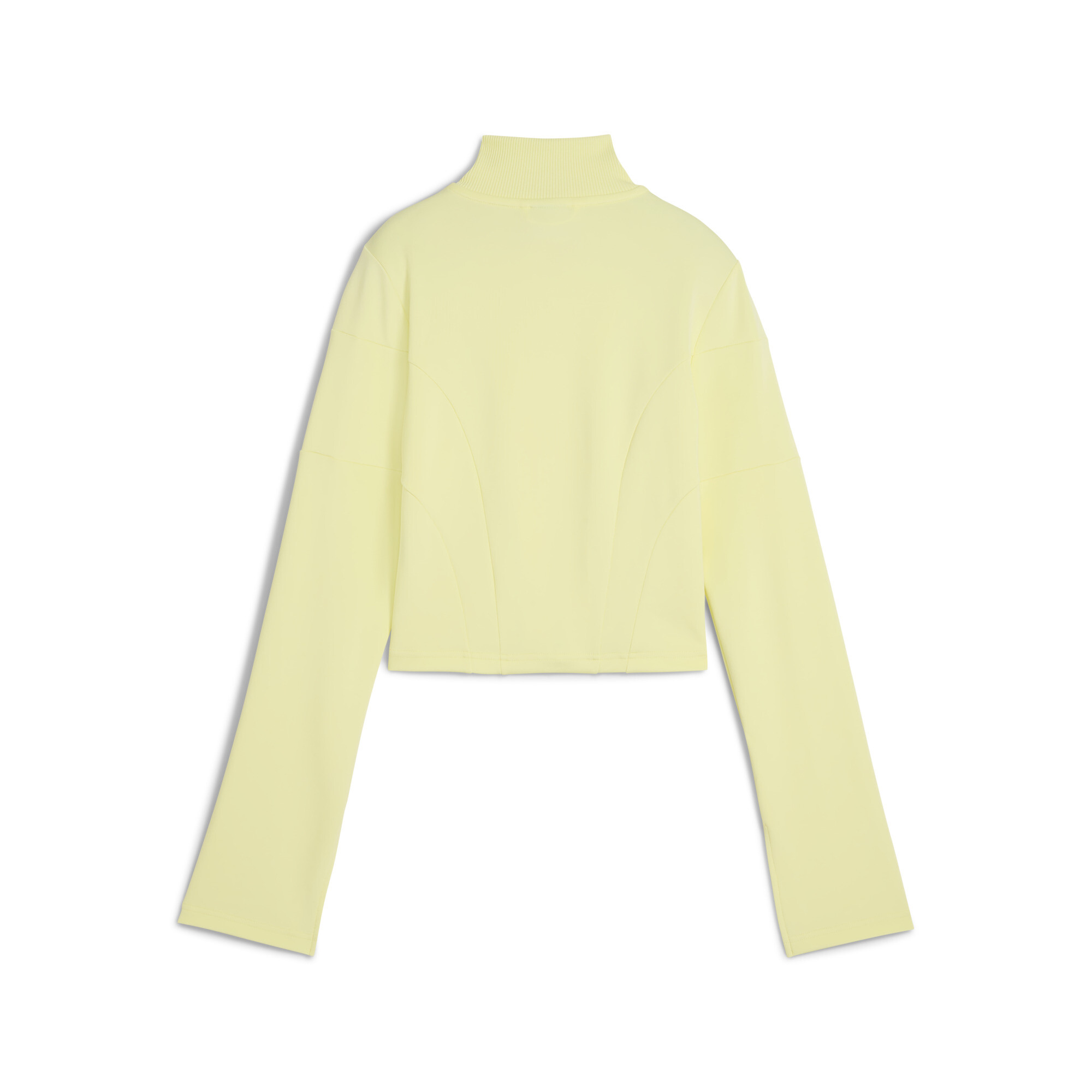 PUMA DARE TO slim cropped trainingsjack voor Dames, Goud, Maat S thumbnail 2